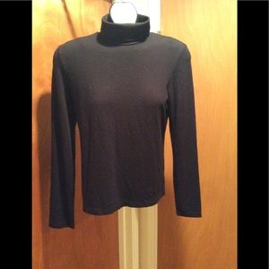 Black RALPH LAUREN turtleneck top (527)